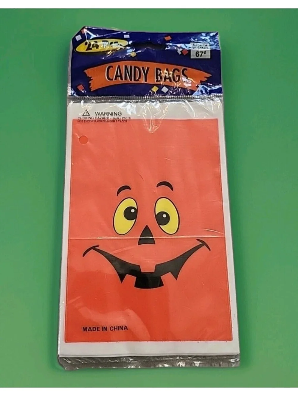 Vintage Halloween 24 Party Treat Bags Package Sealed 6